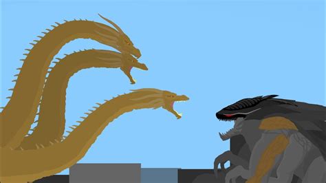 King Ghidorah Vs Muto Prime Anima O Pivot Animator Youtube