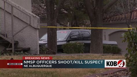 New Mexico State Police Shoot Kill Suspect In Ne Albuquerque