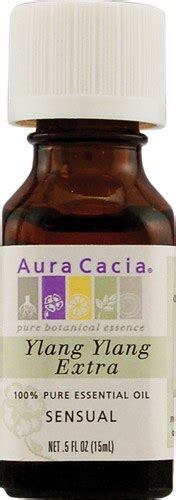 Aura Cacia 100 Pure Essential Oil Ylang Ylang Extra 0 5 Fl Oz Vitacost