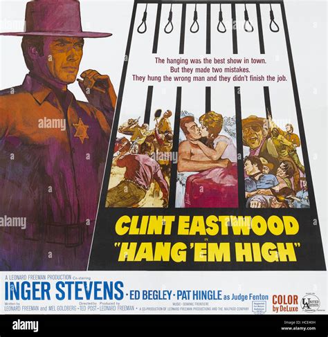 HANG EM HIGH Clint Eastwood 1968 Stock Photo Alamy