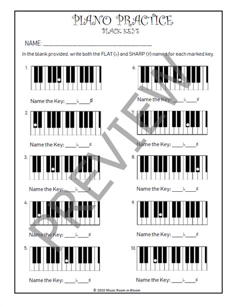 Piano Worksheets For Beginners Made By Teachers Worksheets Library