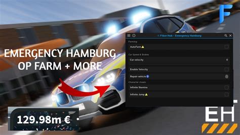 EMERGENCY HAMBURG SCRIPT OP AUTOFARM MORE Fiber Hub YouTube