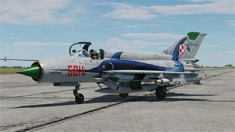 Mig 21 Polish Air Force 3elt 6814 Red 45th Anniversary