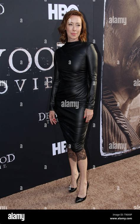 Molly Parker At The Hbos Deadwood The Movie Premiere Held At The