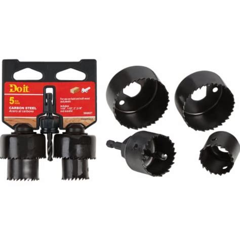 Do It Carbon Steel Hole Saw Set 5 Piece 988091db 1 Fred Meyer