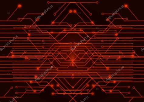 Red circuit Board — Stock Photo © zhanna #4902622