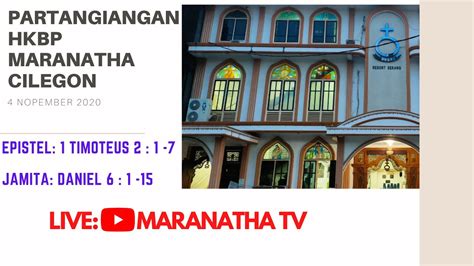 Partangiangan Hkbp Maranatha Cilegon Nopember Youtube