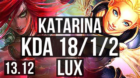 Kata Vs Lux Mid 18 1 2 Rank 5 Kata Legendary 7 Solo Kills Tr