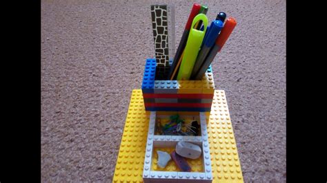 How To Make A Lego Desk Organiser Youtube