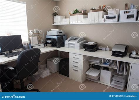clean  organized office     place stock