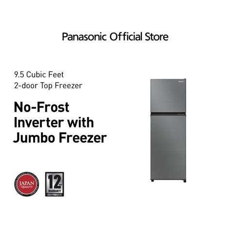 Panasonic Nr Bp Vs Cu Ft No Frost Inverter Type Two Door Top