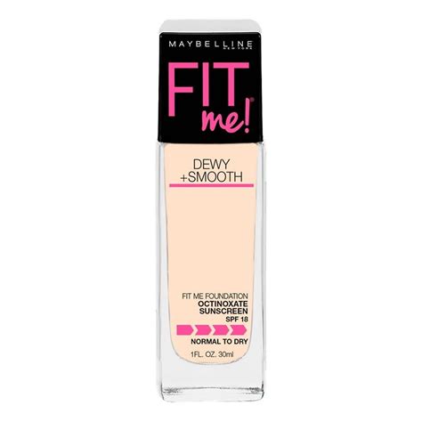 Base De Maquillaje Maybelline New York Fit Me Dewy Smooth Hidratante 125 Nude Beige 30 Ml