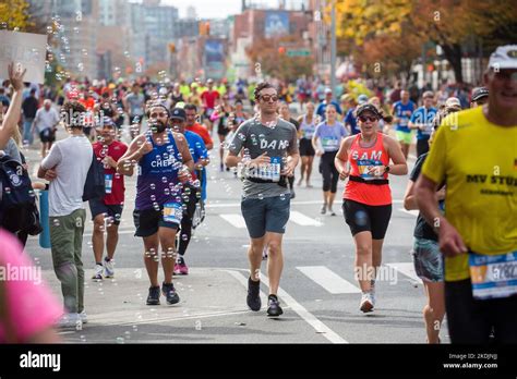 New York Usa Th Nov Runners Compete During The Tcs New