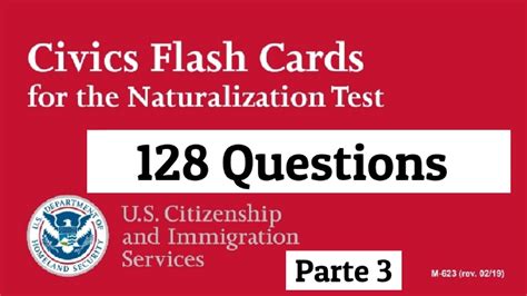 US Citizenship Naturalization Test 2021 Official 128 Question And