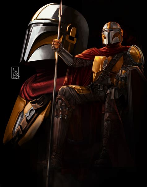 Uzuri Art On Twitter Din Djarin Ruler Of Mandalore Starwars