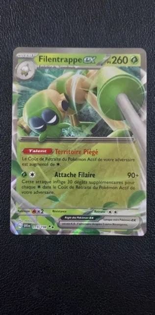 CARTE POKEMON Ecarlate Et Violet Filentrappe EX 019 198 NEUF EUR