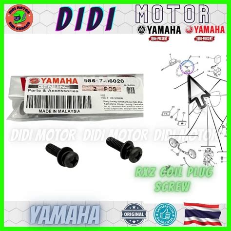 Didimotorparts Yamaha Rxz Coil Plug Bracket Screw Boltrxz Coil Plug