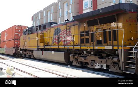 Los Angeles California Union Pacific Freight Train Railroad