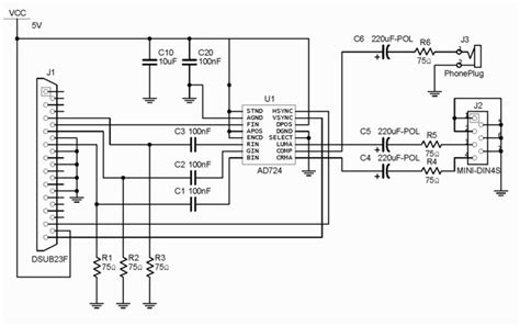 Hdmi To Vga Converter Circuit Diagram