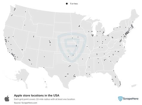 List of all Apple store locations in the USA - ScrapeHero Data Store