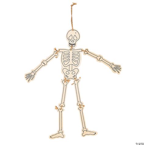 Color Your Own Skeleton Hanging Decorations | Oriental Trading