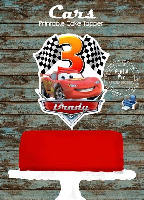 lightning mcqueen birthday cake toppers - Ignacia Spurlock