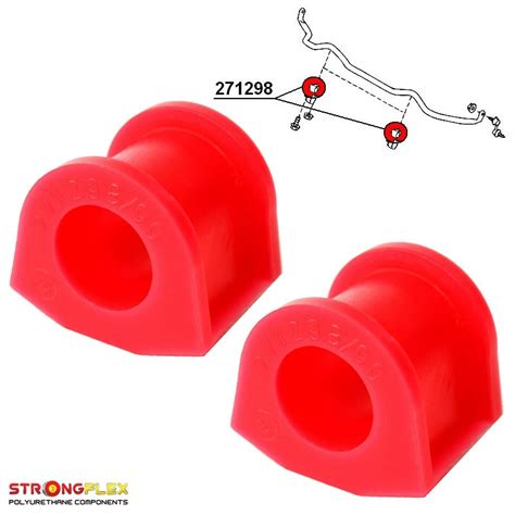 Front Anti Roll Bar Polyurethane Bushes 25mm