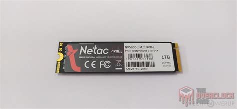 Netac NV5000-T 1 TB Specs | TechPowerUp SSD Database