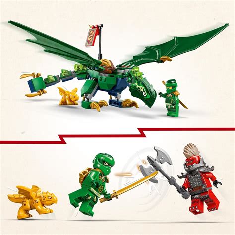 Конструктор LEGO NINJAGO Зеленый лесной дракон Ллойда 128 дет. купить ...