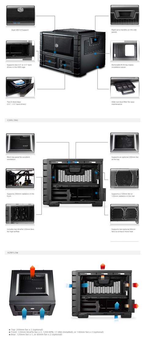 Buy Coolermaster Haf Xb Evo Case Rc 902xb Kkn2 Pc Case Gear Australia