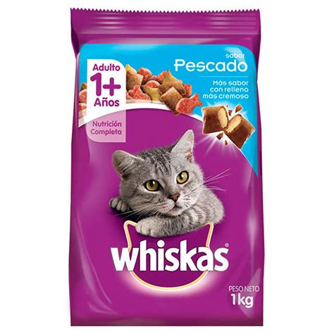 ALIMENTO GATO WHISKAS ADULTO 1 KG PESCADO Covepa