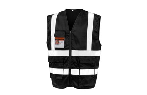 Gilet de sécurité personnalisé à fermeture zippé