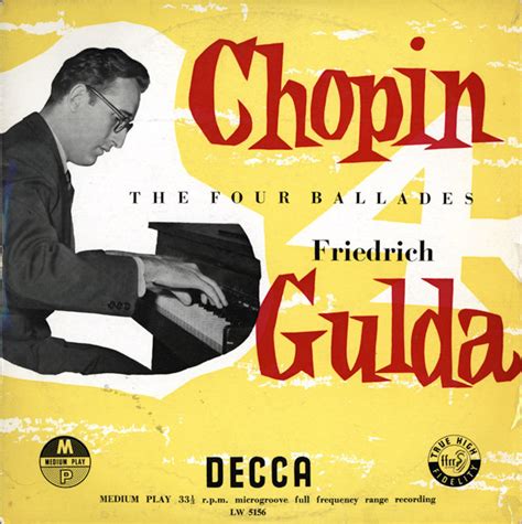 Chopin Friedrich Gulda The Four Ballades Vinyl Discogs