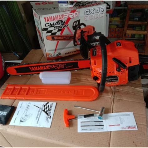 Mesin ChainSaw 22INCH Tak Gergaji Potong Pohon Kayu YAMAMAX GERGAJI