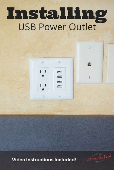 Installing Usb Power Outlet Wall Charger Easy Instructions With A Video To Show You Step By