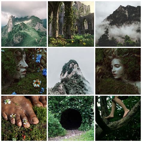 Earth Aesthetic Mountains Forest Mother Nature Gaia Elements Mood