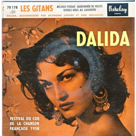 DISQUE 45 TOURS 17 Cm EP BIEM DALIDA LES GITANS