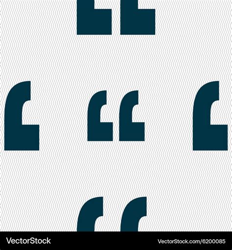 Quote Sign Icon Quotation Mark Symbol Double Vector Image