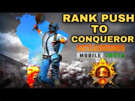 Bgmi Live Rank Push To Conqueror Bgmi Need Squad For Compi