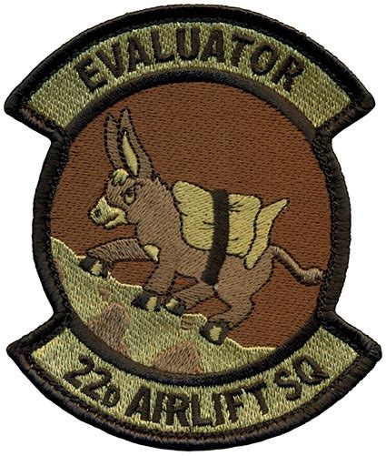 D Airlift Squadron Evaluator Ocp Flightline Insignia