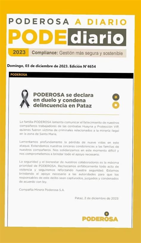 Mineros Ilegales Asesinan A 9 Funcionarios De Minera La Poderosa En La