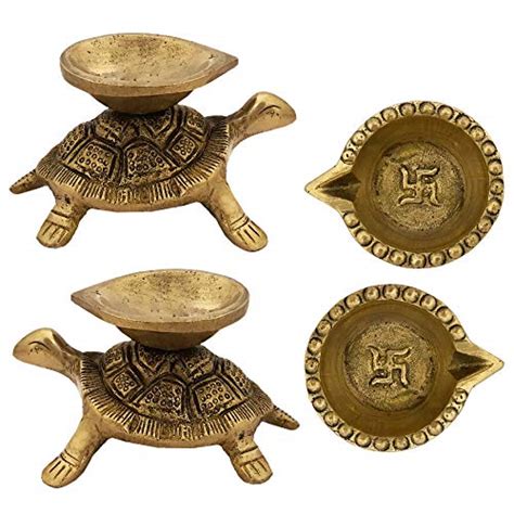 Buy Divya Mantra Indian Diwali Oil Lamp Pooja Diya Brass Light Puja