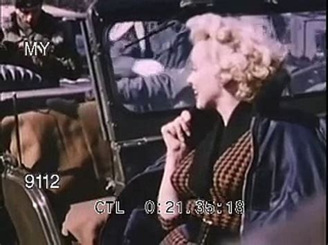 Marilyn Monroe In Korea With The Troops Rare Color Video Video