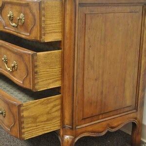 Country French Provincial Louis Xv Style Cherry Bachelor Chest Etsy