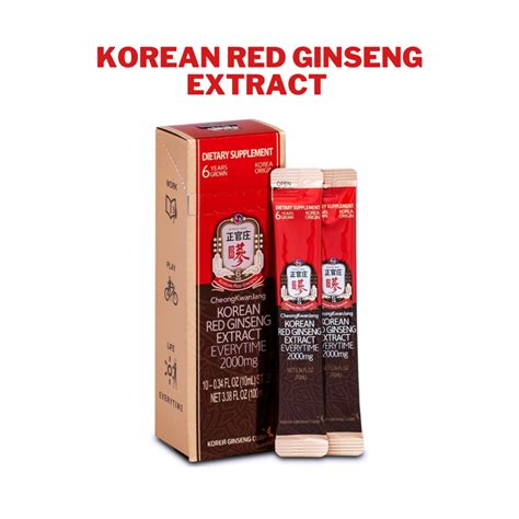 Jual Red Ginseng Korean Sachet Shopee Indonesia