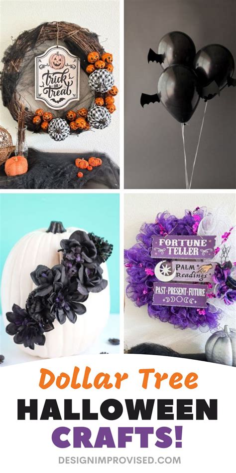 Top 10 Dollar Tree Halloween Crafts - Design Improvised