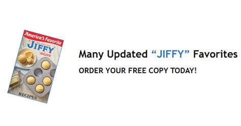 FREE Copy of the Jiffy Mix Recipe Booklet