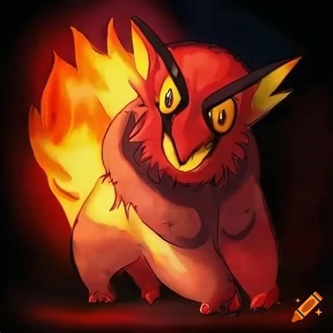 Image Of A Fire Type Pokémon On Craiyon