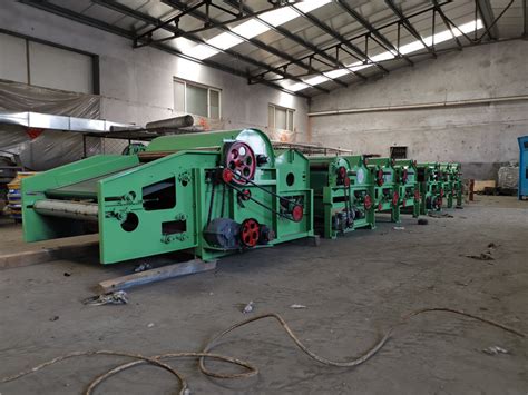 Waste Denim And Spinning Yarn Recycling Line Textile Recycling Machine