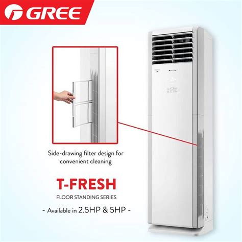 Gree 2 5 HP Inverter R410 AC Floor Standing 24000BTU